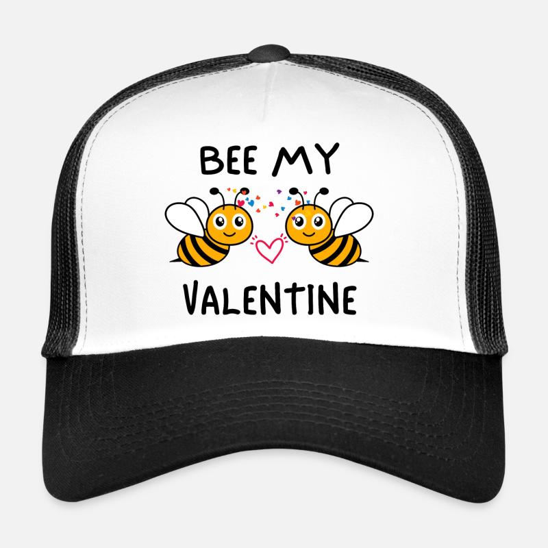 Valentine's Day- Bee My Valentine Trucker Cap