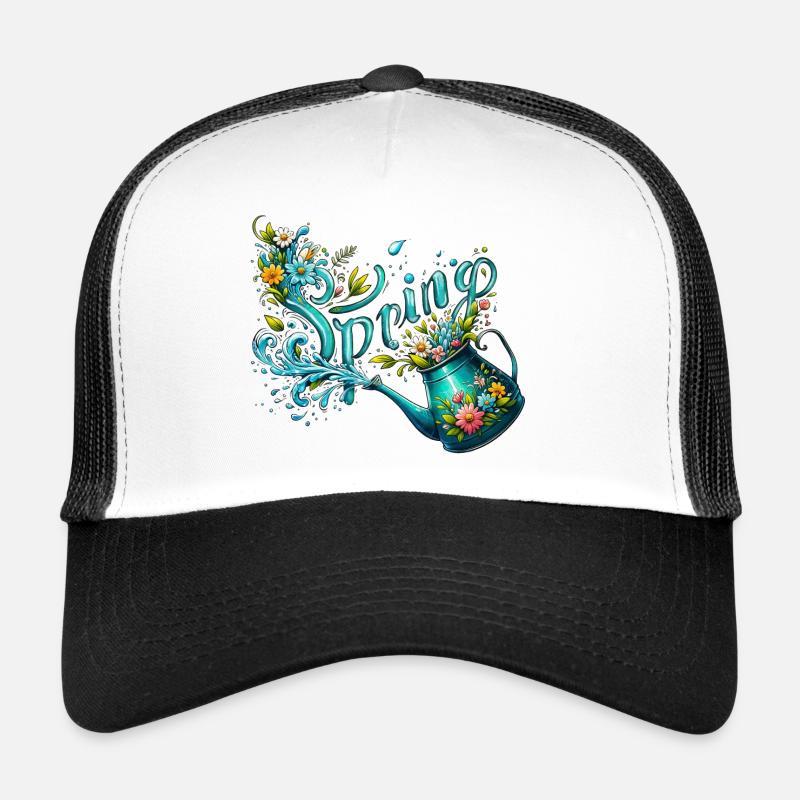 spring gießkanne let it grow frühling blumen Trucker Cap
