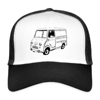 Goggomobil Bus - Trucker Cap - Weiß/Schwarz - Vorne