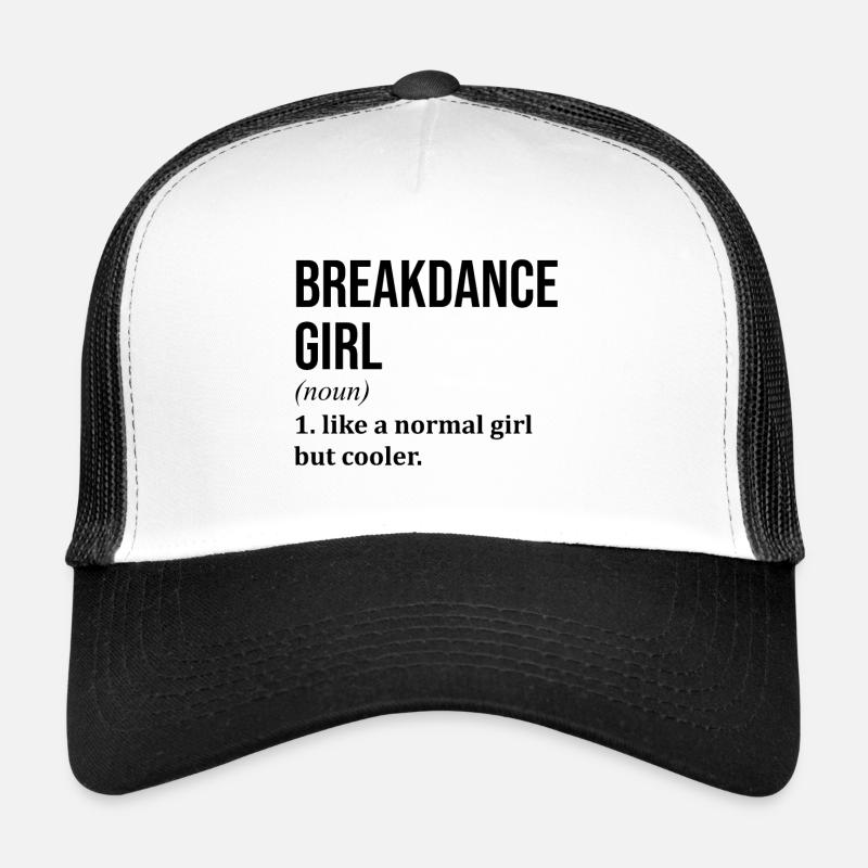 Breakdance - Trucker Cap - Weiß/Schwarz