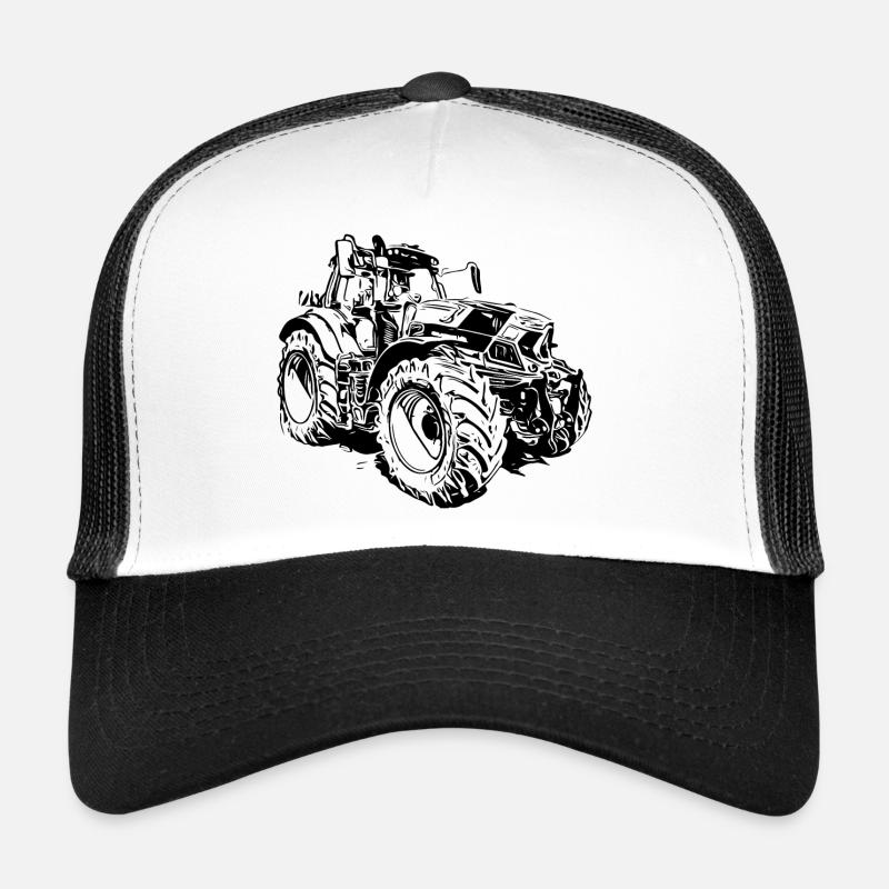 Traktor - Trucker Cap - Weiß/Schwarz