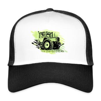 MB trac 1300 turbo - Trucker Cap - Weiß/Schwarz - Vorne