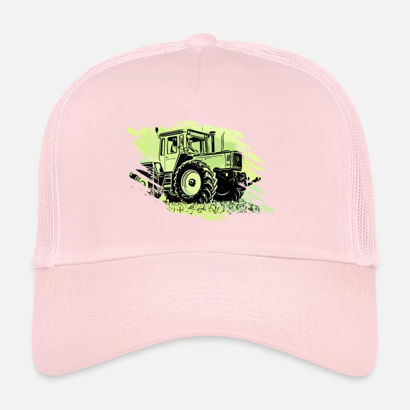 MB Tractor Grunge Retro Trucker Cap
