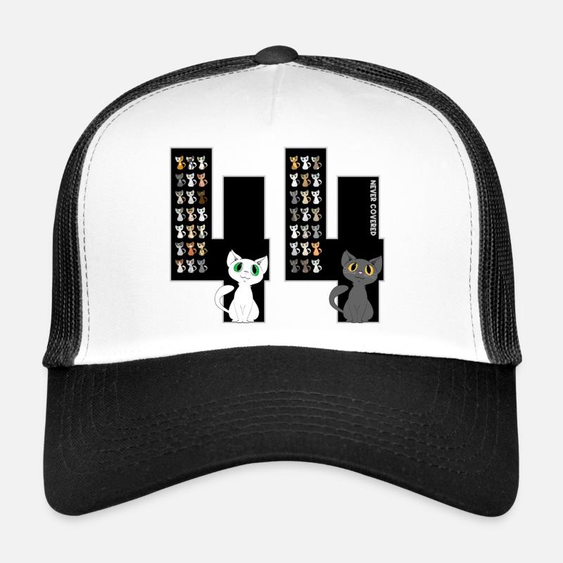 44 Cats - Trucker Cap - white/black
