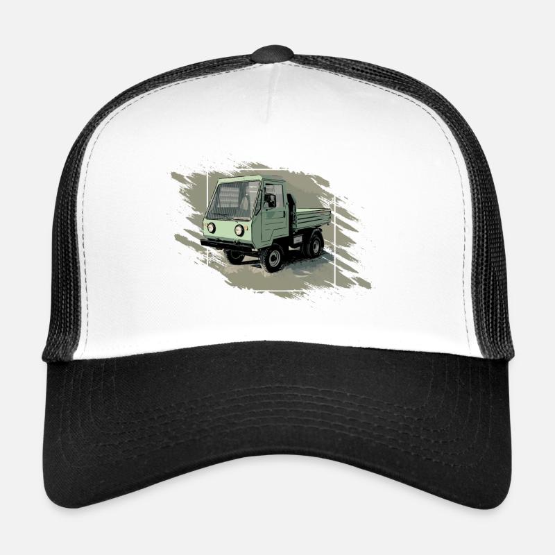 MULTICAR M24 DDR LKW - Trucker Cap - Weiß/Schwarz