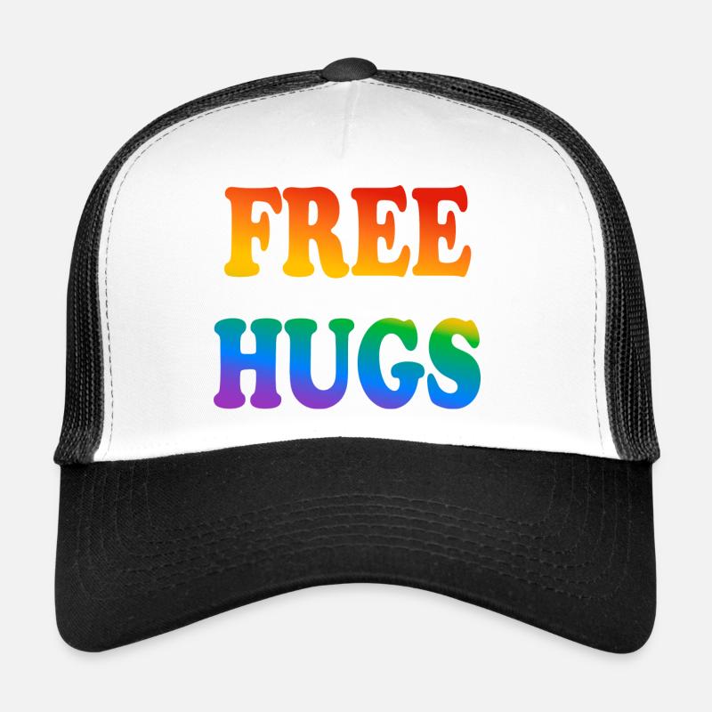 Câlins gratuits LGBTQ Pride Casquette trucker 