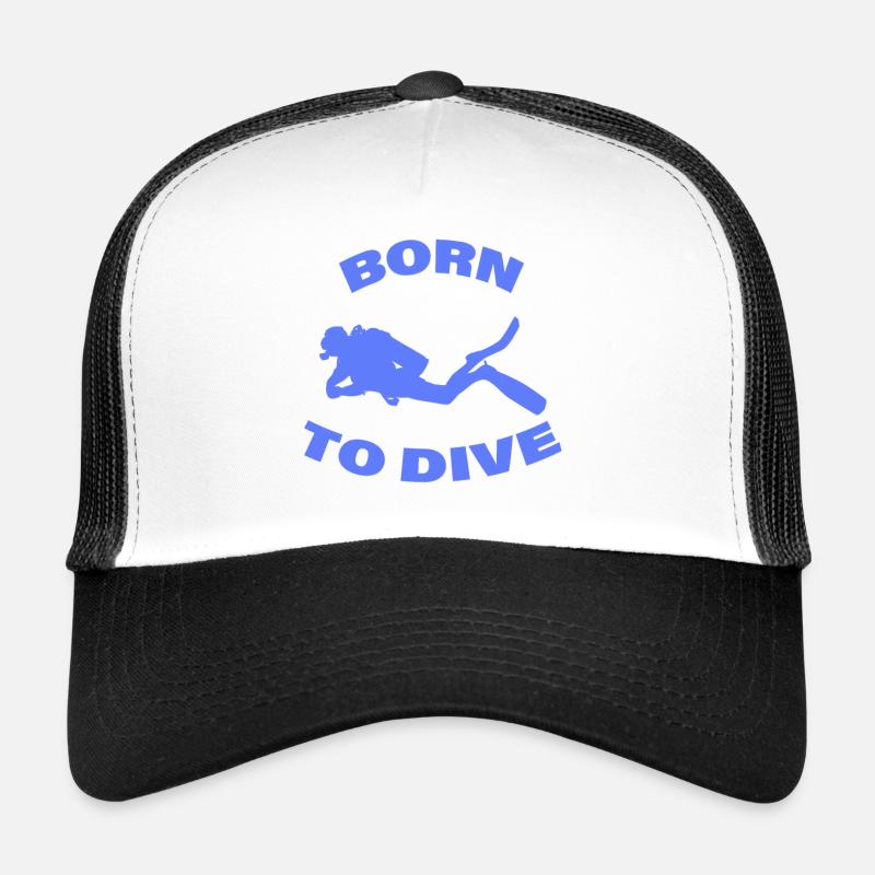 NÉ POUR PLONGER Casquette trucker 