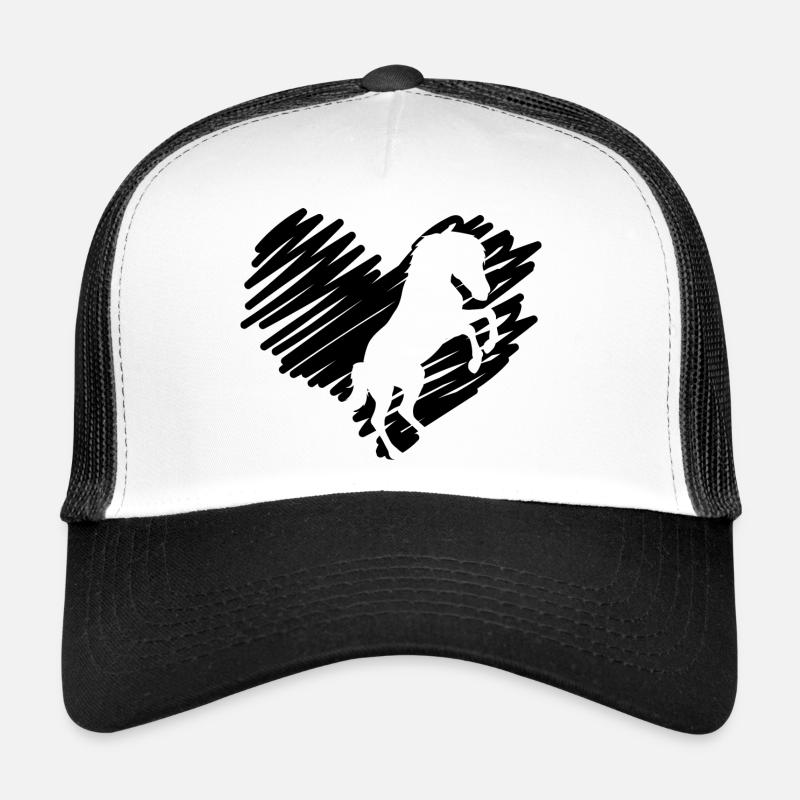 I Chevaux de cœur Casquette trucker 