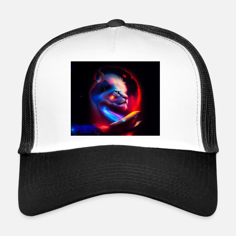 Lion Univers - Casquette trucker - blanc/noir