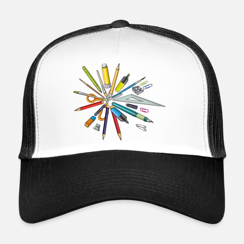 I like school supplies Trucker Cap