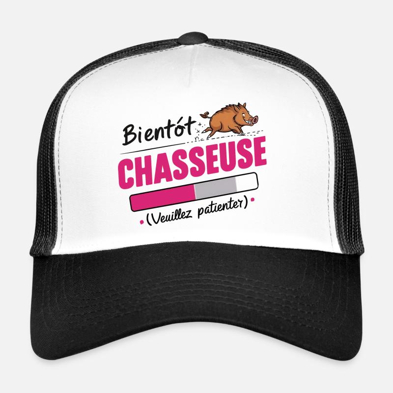 bientôt chasseuse Casquette trucker 