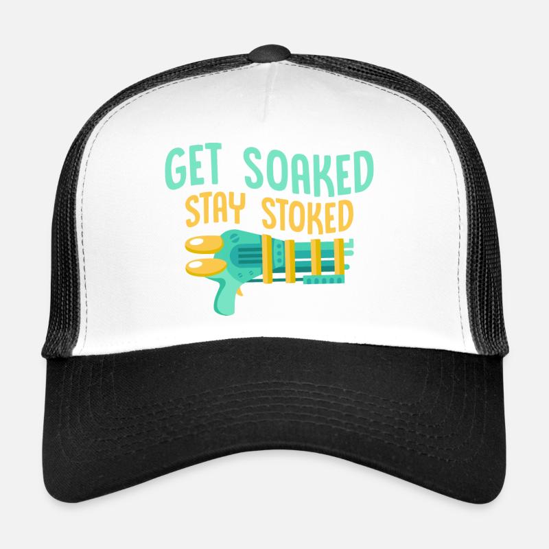 Se soiser, rester stabilisé Pistolet à eau d’été Eau Fu Casquette trucker 