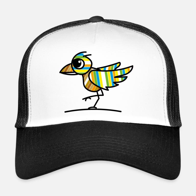 Colorful Bird Trucker Cap