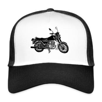 MZ ETZ 250 - Trucker Cap - Weiß/Schwarz - Vorne