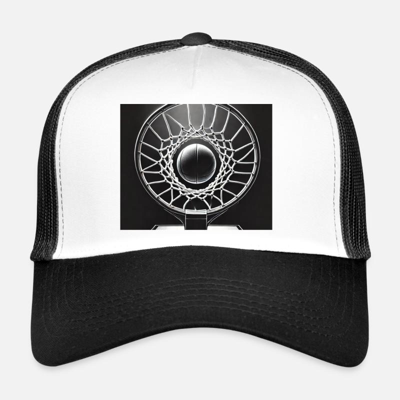 "Basketball Mouse Pad - Action and Precision" Trucker Cap
