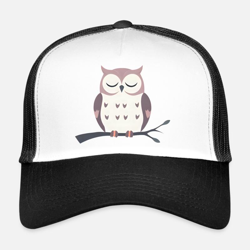 Sleepy Owl Trucker Cap