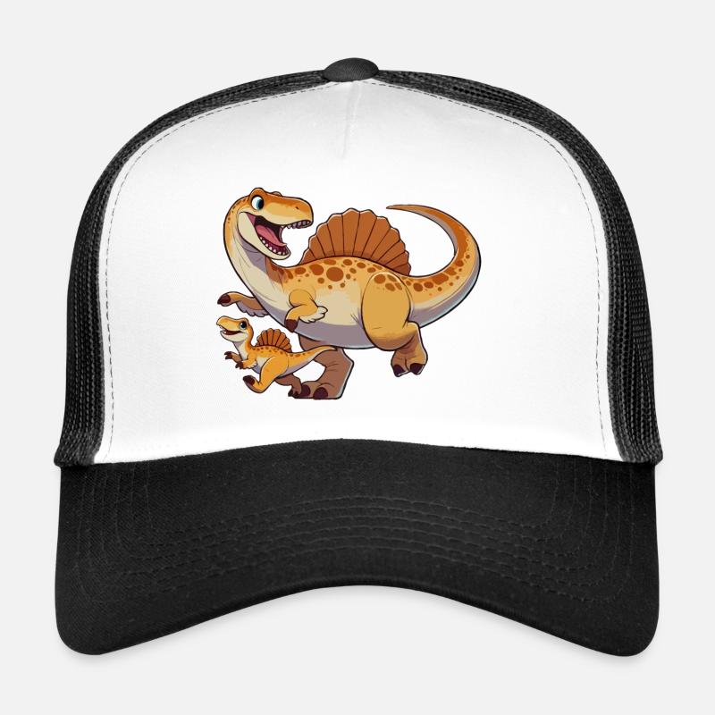 Spinosaurus Mutter und Kind Trucker Cap