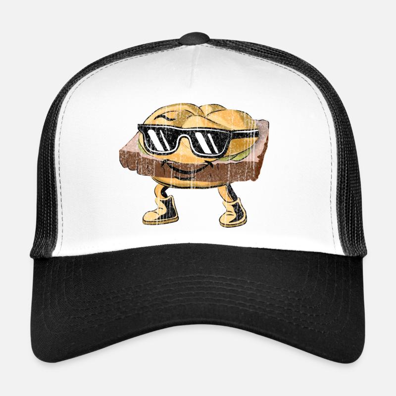 Leberkas Le.Ka.Se.Mi.Gu–charakter mit Sonnenbrille Trucker Cap
