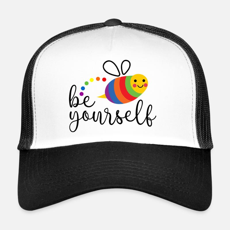 Mois de la fierté LGBTQ - Soyez vous-même Casquette trucker 