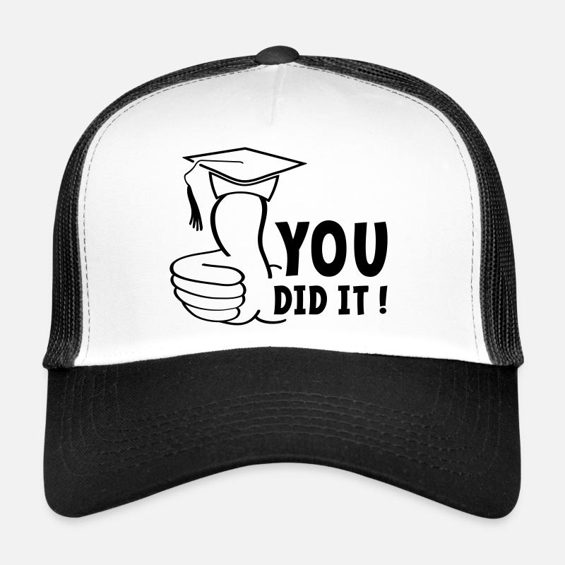 Entweder Sie haben bestanden oder Sie haben es bestanden, Diplom. Trucker Cap