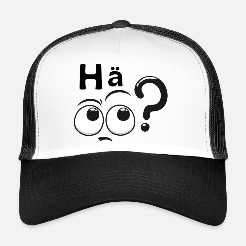 Hein? - Casquette trucker  - blanc/noir