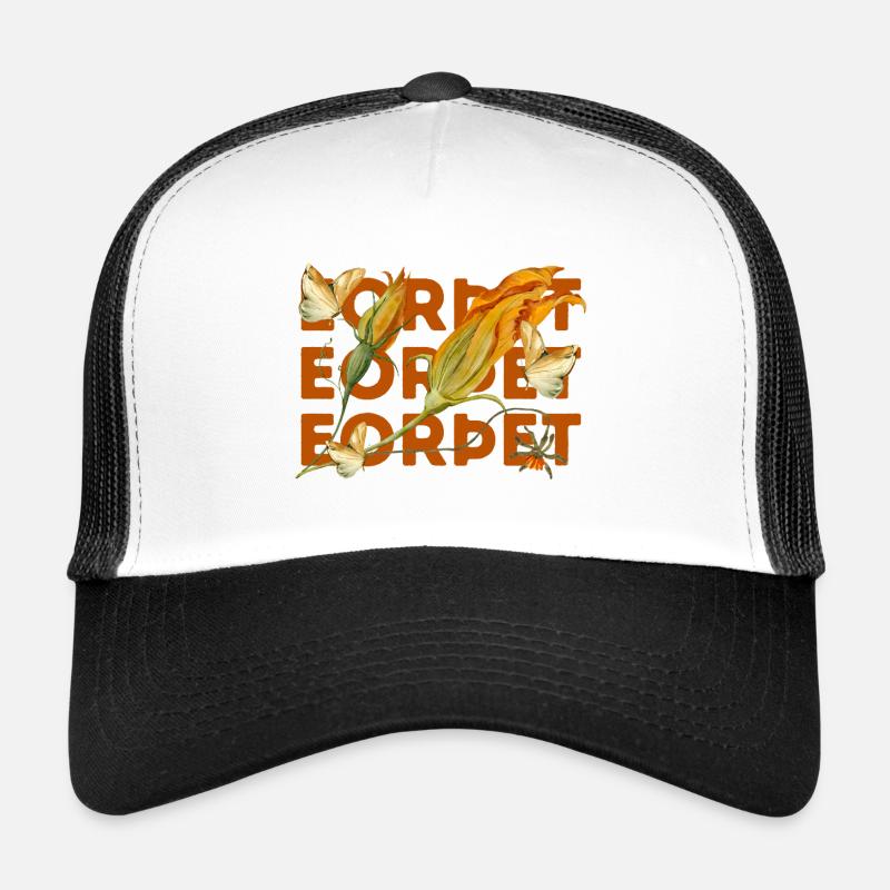 Terre ancienne - Casquette trucker  - blanc/noir