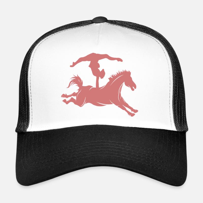 Équitation minimaliste silhouette voltige Casquette trucker 