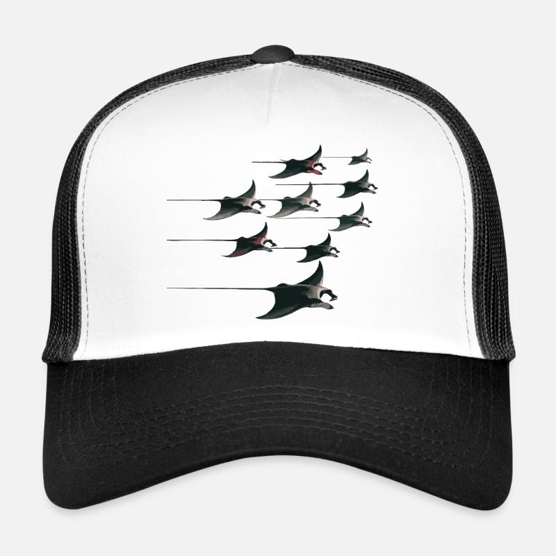 Manta Ray School – Elegant Underwater World Trucker Cap