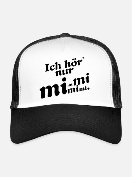 I only hear Mimi! - Trucker Cap - white/black - Front