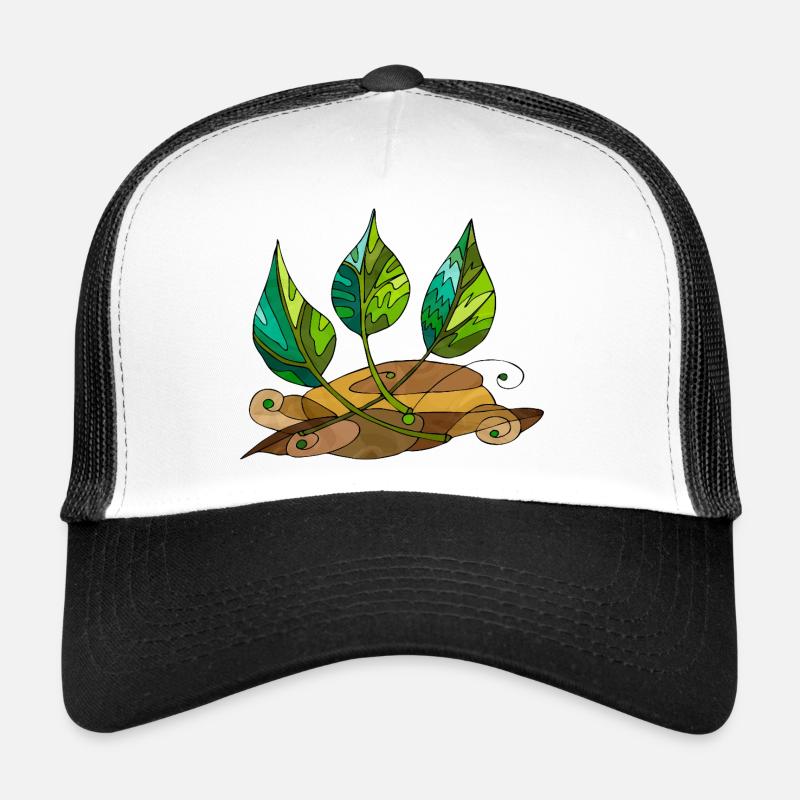 feuilles Casquette trucker 