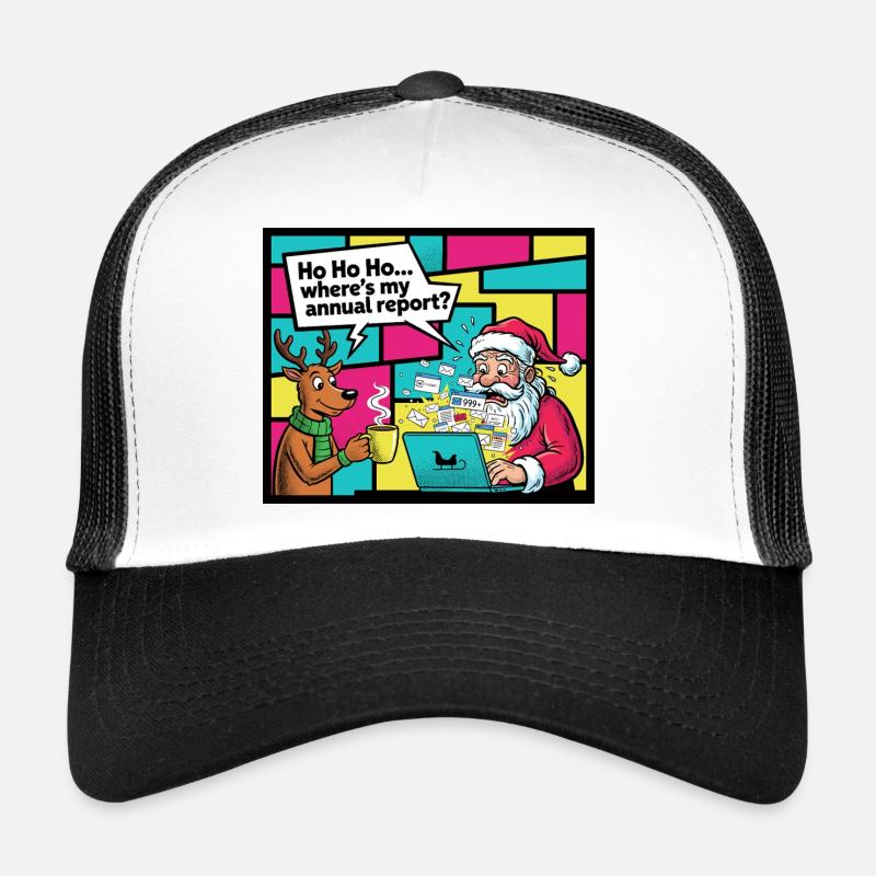 Where is my annual report Trucker Cap