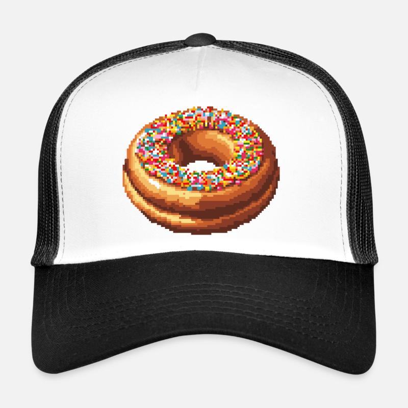 Pixel Donut Trucker Cap