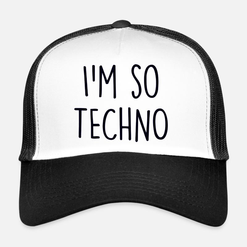 Amateur de techno Casquette trucker 