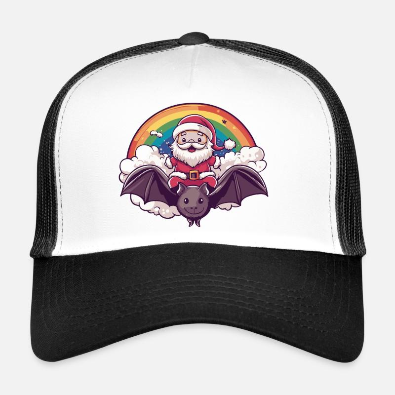 Chauve-souris Père Noël Casquette trucker 