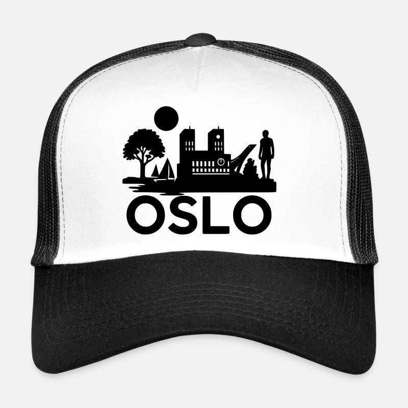 Oslo Silhouette Monuments Casquette trucker 