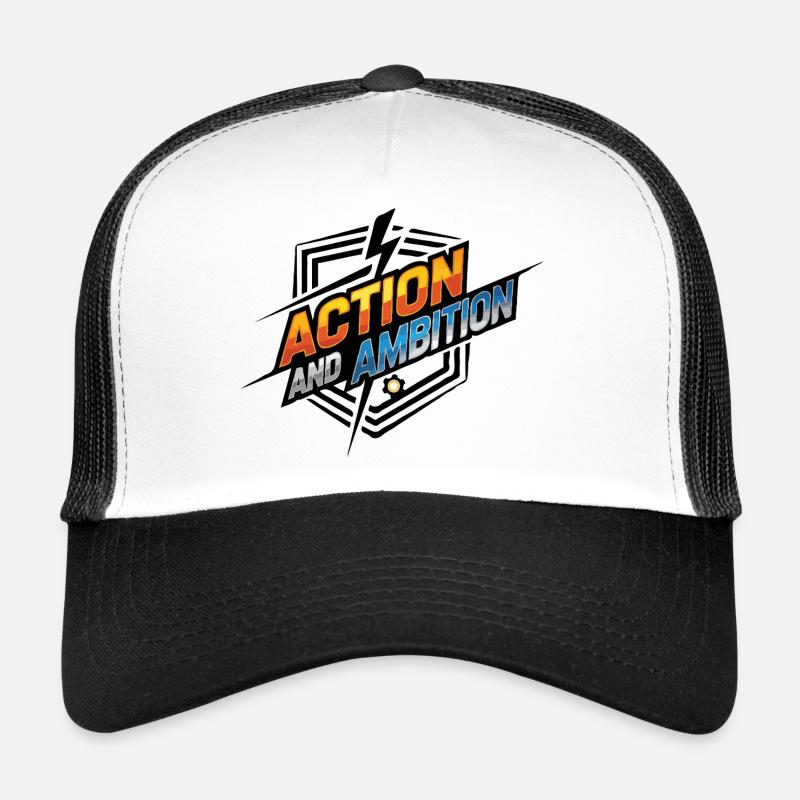 Handeln und Ehrgeiz Trucker Cap