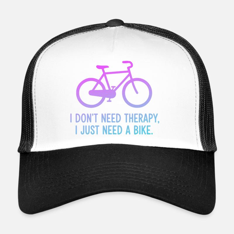 Bike Therapy Gradient Quote Trucker Cap