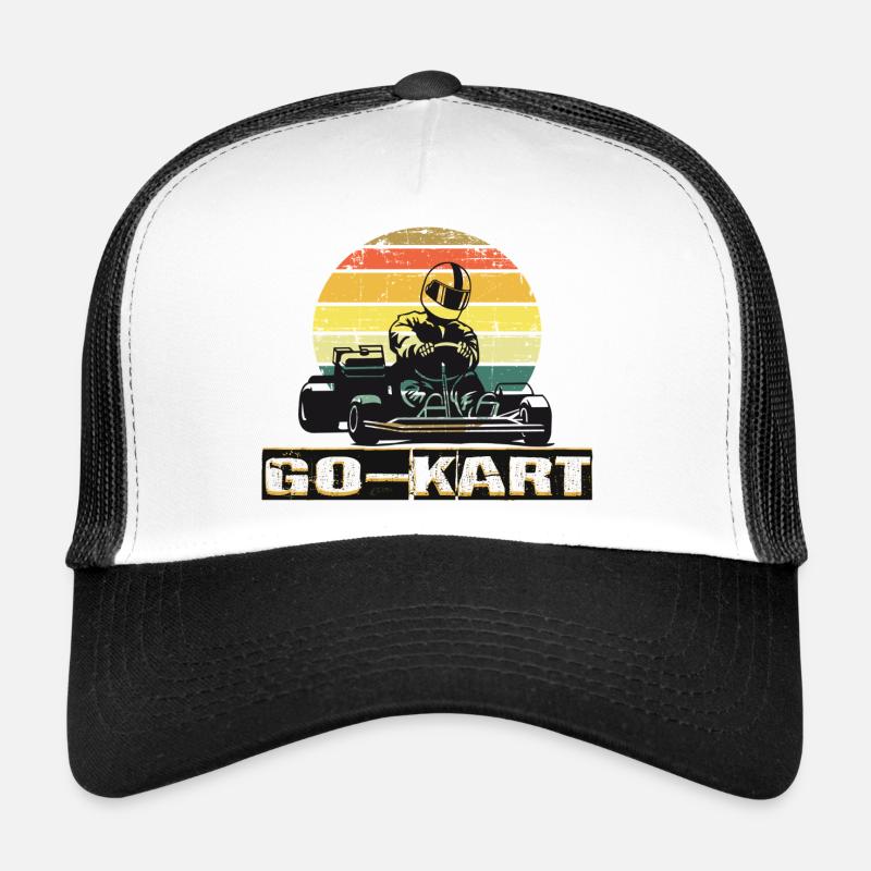 Go kart - Trucker Cap - white/black