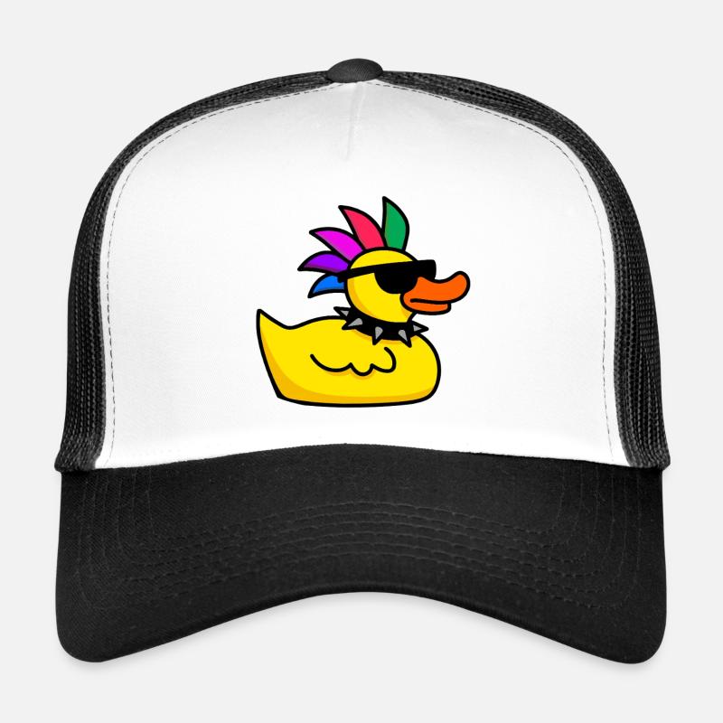 Cool Punk Duck Trucker Cap