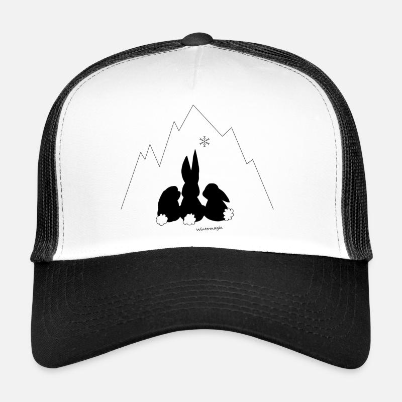 Winter Magic: Three Rabbits and the First Snow Trucker Cap