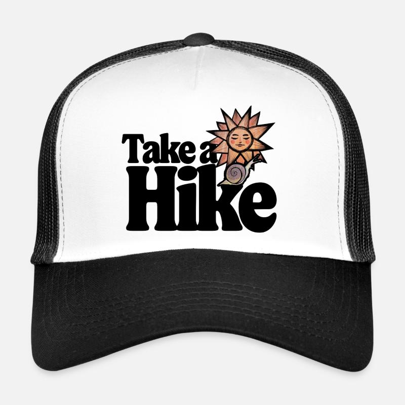 Sunny Snail Celestial Art Trucker Cap