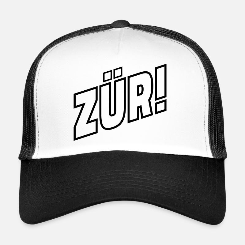 Zurich - Trucker Cap - white/black