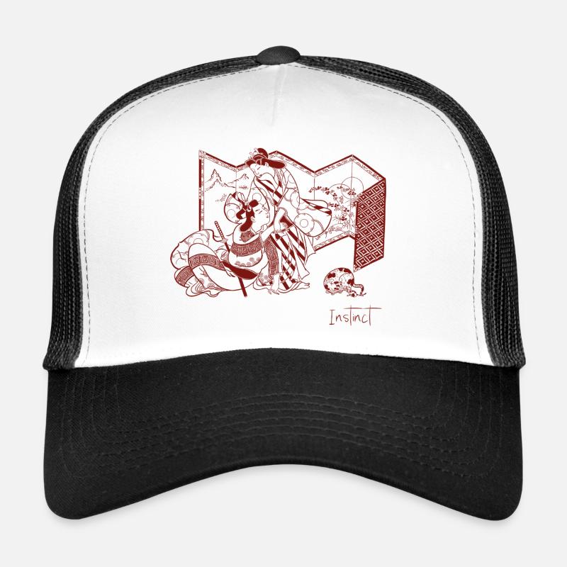 Lovers, Cat and Mouse – Instinct Design  Japan Art Trucker Cap