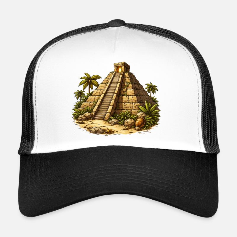 Pyramid Temple Trucker Cap