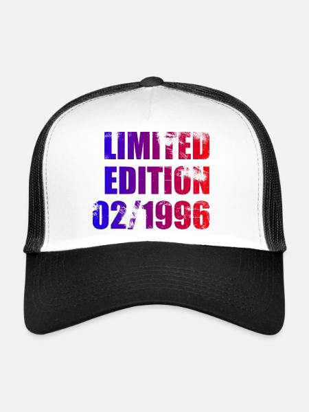 30e anniversaire Édition Limitée 02/1996 - Casquette trucker  - blanc/noir - Devant