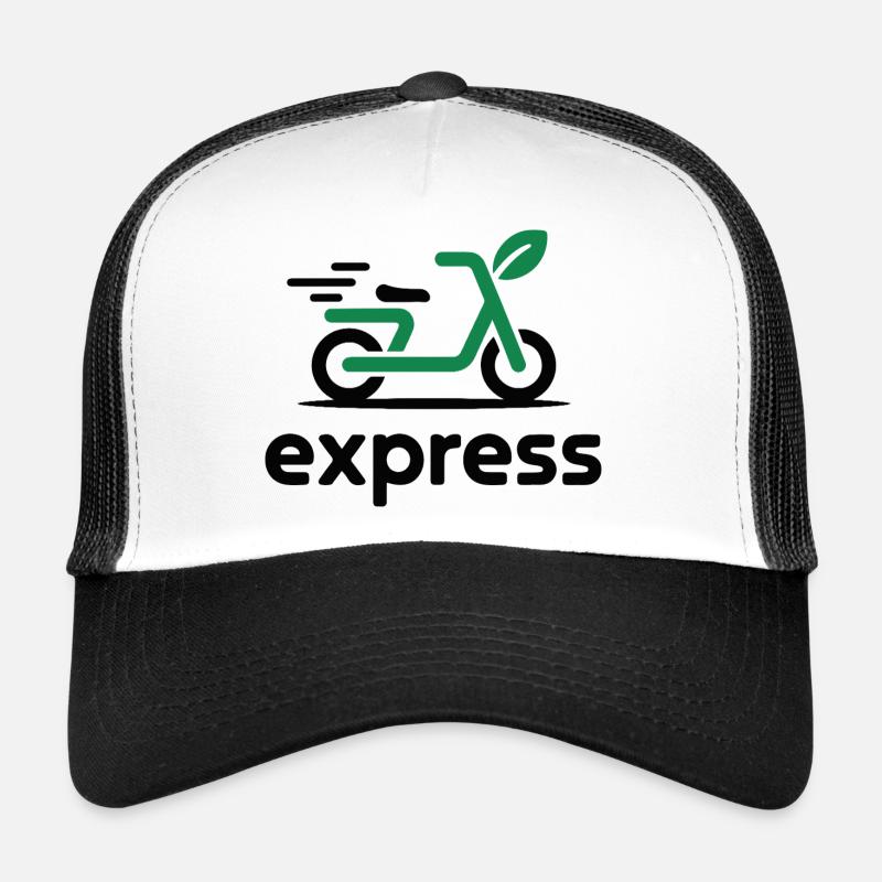 Eco Express Leaf Roller Logo Trucker Cap