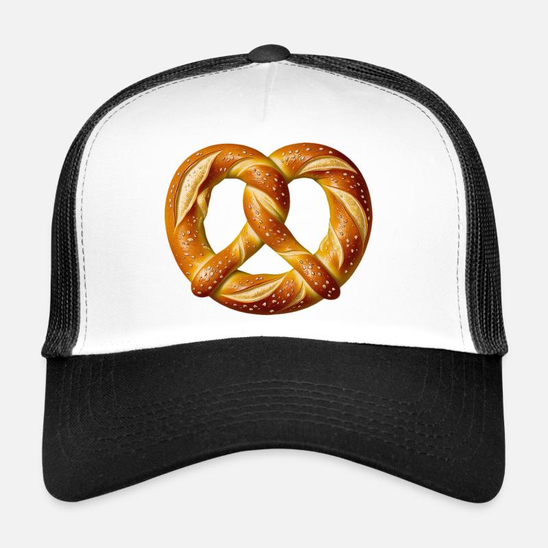 Brezel Bäcker Kostüm Backwaren Bäckerei Karneval  Trucker Cap