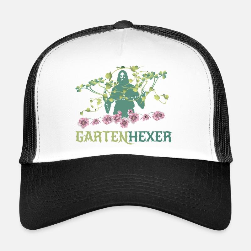 Gartenhexer - Trucker Cap - Weiß/Schwarz
