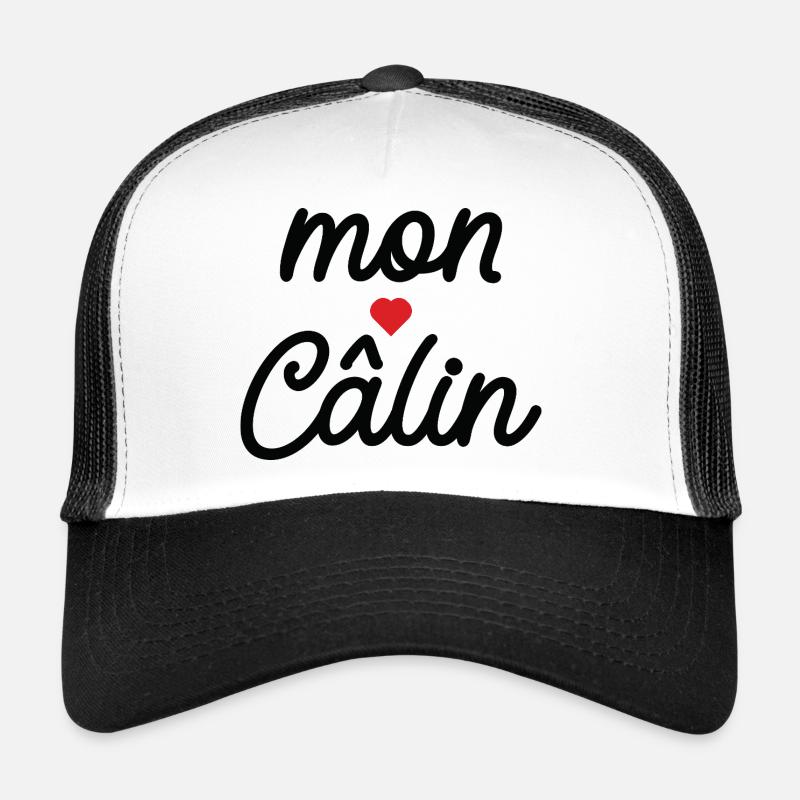My Hug Script Red Heart Trucker Cap