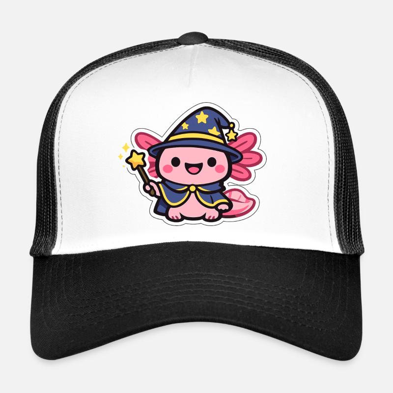 Sternenzauber axolotl Magier Trucker Cap